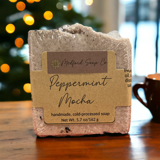 Salt Scrub:  Peppermint Mocha