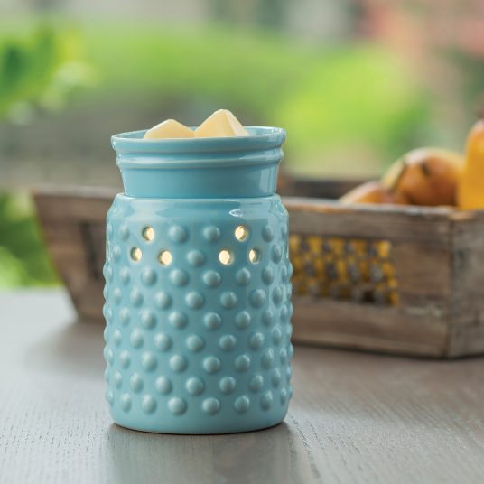 Wax Melt Warmer: Hobnail Midsize Illumination (blue)